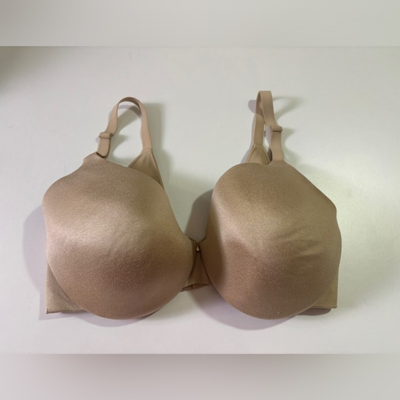 Cacique Beige Smooth Lightly Lined Full Coverage T-Shirt Bra 40DD - Picture 2 of 10